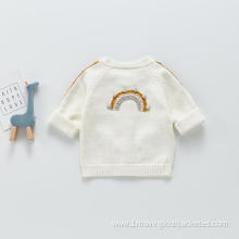 Children's Handmade Rainbow Knit Cardigan